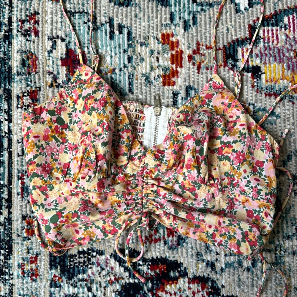 Floral Crop Top